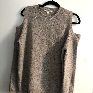 Open shoulder sweater